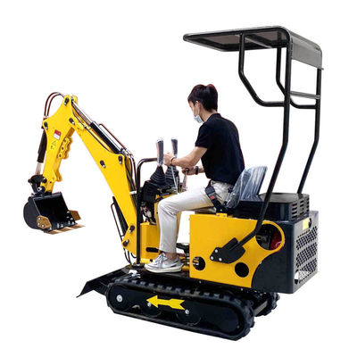 カスタマイズされた保護カバーとの省エネの小型ディーゼル掘削機800kg 12hp
