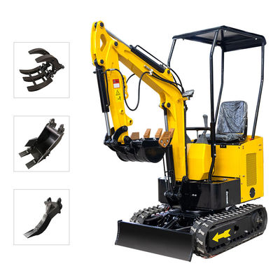 1200kg 日本 エンジン クローラー ミニ 掘削機 3シリンダー 水冷