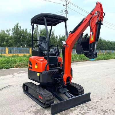 振動ブーム1.8Toneの油圧小型掘削機のTailless小さい家の掘削機