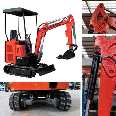 1.5 トーン 頑丈 ミニ クローラー 掘削機 輸入品牌 エンジン