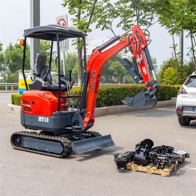 1800kgの作業重量を持つコンパクトで強力なミニ水力掘削機
